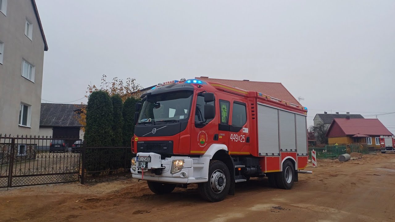 [Trąby] Alarmowo: 449[B]25 GBA Volvo FL280 - OSP KSRG Czerwone oraz powrót wszystkich zastępów.
