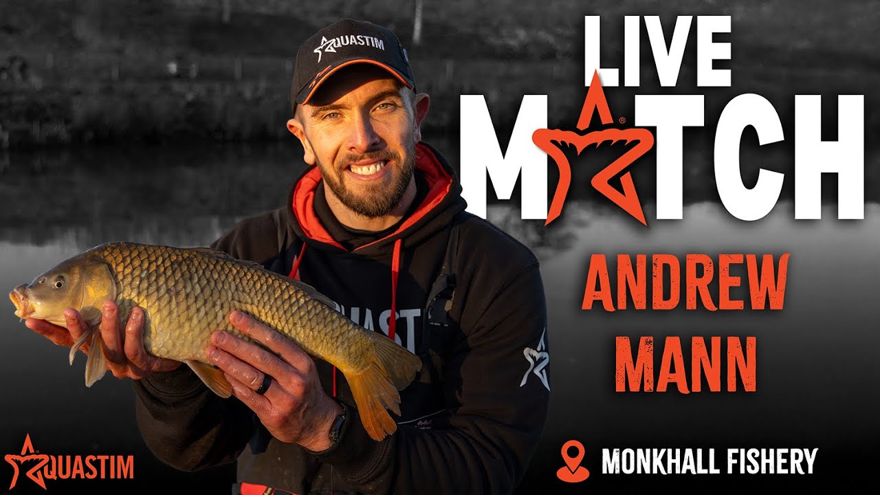AQUASTIM LIVE MATCH! MATCH FISHING AT MONKHALL WITH ANDREW MANN | FISHING | AWARD-WINNING BAIT
