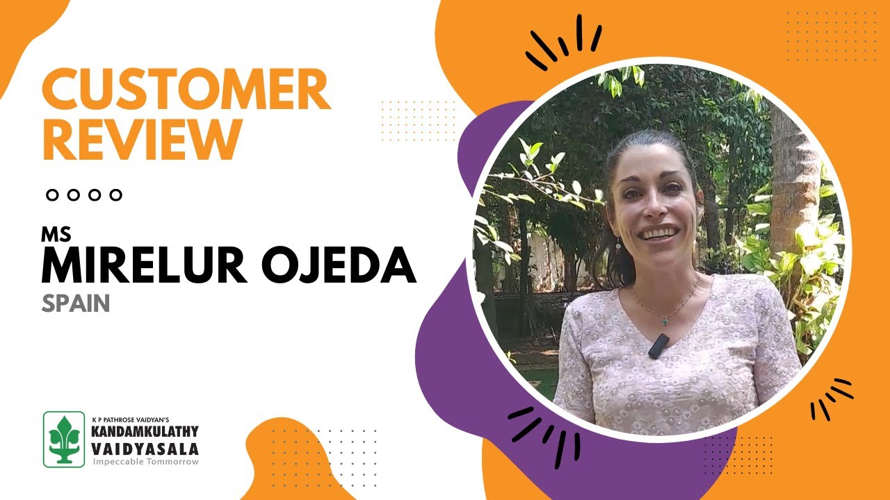 Customer Review by Ms Mirelur Ojeda | Kandamkulathy Ayursoukhyam Ayurveda Hospital #ayursoukhyam