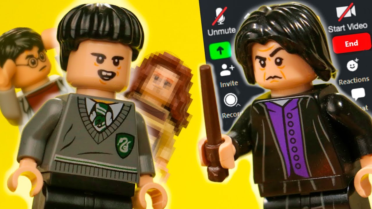 If HOGWARTS Was on ZOOM | LEGO Stop Motion
