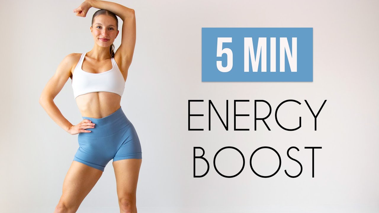 5 MIN MIDDAY ENERGY BOOST  (A workout for when you feel like taking a nap)