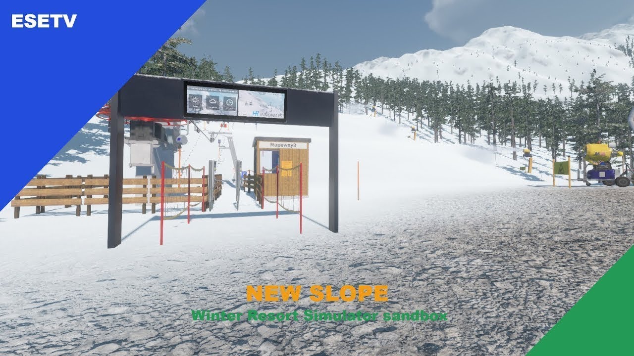 Adding a surface lift, Winter Resort Simulator sandbox part 4