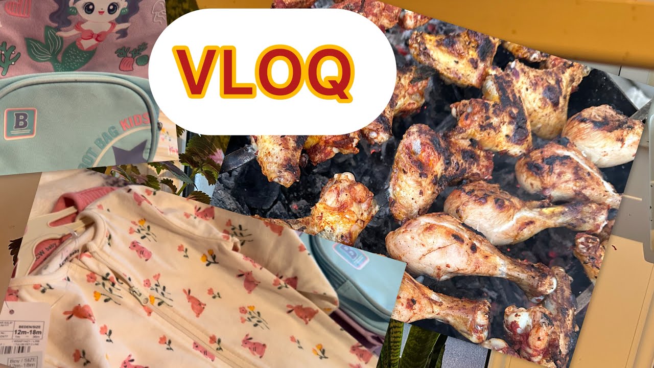 Kabab etdik 🍗🍖 qızım üçün hədiyyələr 🎒🩱 🛍️  bu defe Azerbaycan dilinde 👍🙏 