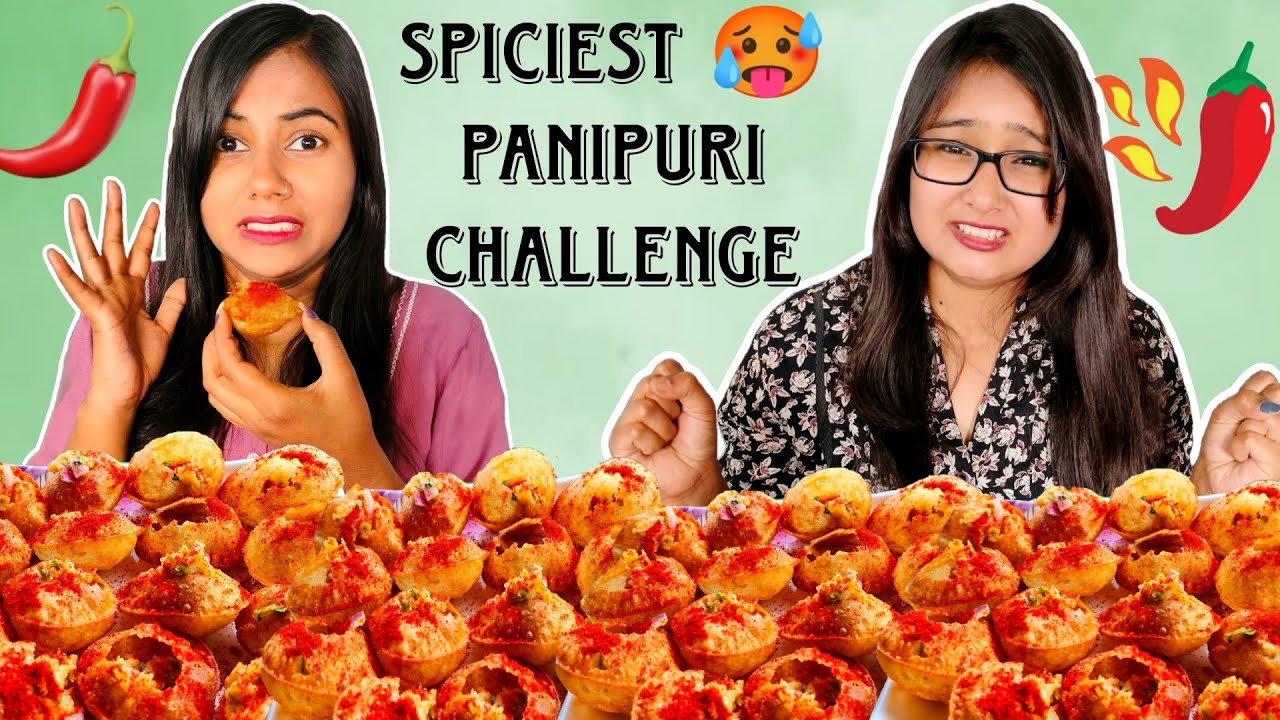 SPICIEST🌶 Panipuri Challenge 🥵😱 || Most Spicy Golgappa Eating Challenge🔥