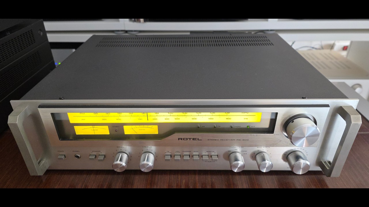 ROTEL RX-603 receiver high fidelity JAPAN-test- sale on ebay 