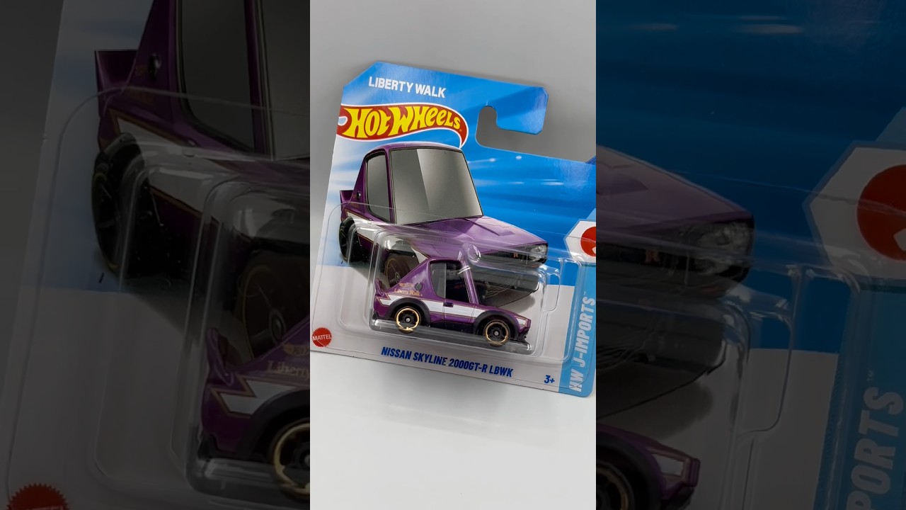Hot Wheels Tooned Nissan Skyline 2000GT-R Liberty Walk (2025) #hotwheels #libertywalk
