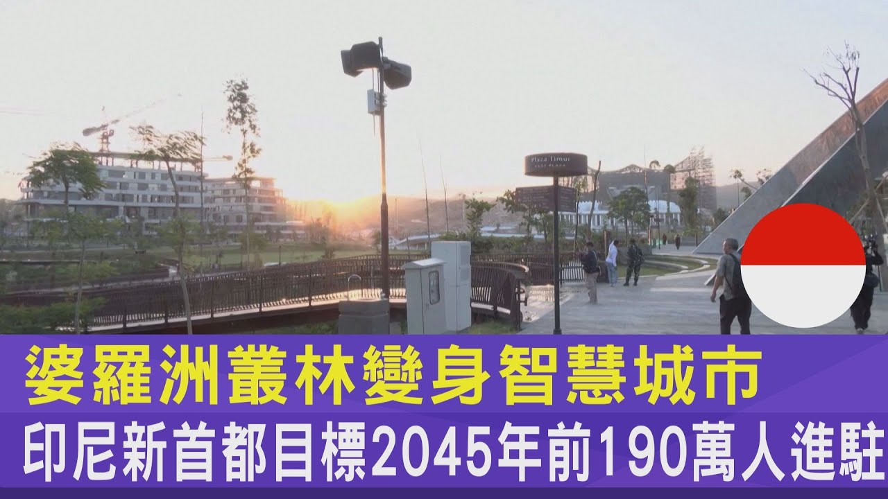 婆羅洲叢林變身智慧城市 印尼新首都目標2045年前190萬人進駐｜TVBS新聞 @TVBSNEWS02