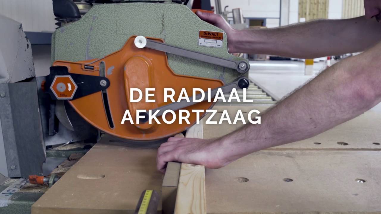 Instructievideo   Radiaal afkortzaag
