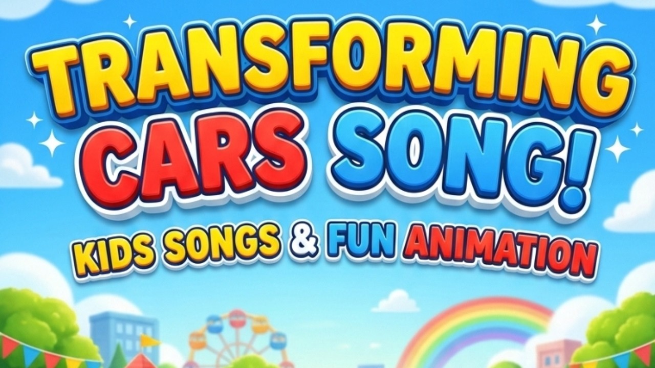 🚗 Transforming Cars Song 🎶 | Kids Songs & Fun Car Animation for Toddlers