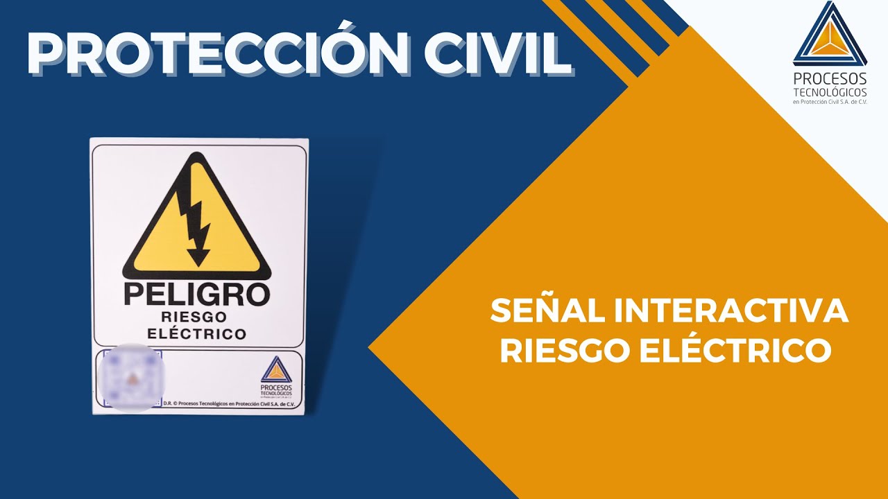 PROTECCIÓN CIVIL: Conoce nuestras SEÑALES de Protección Civil, RIESGO ELÉCTRICO