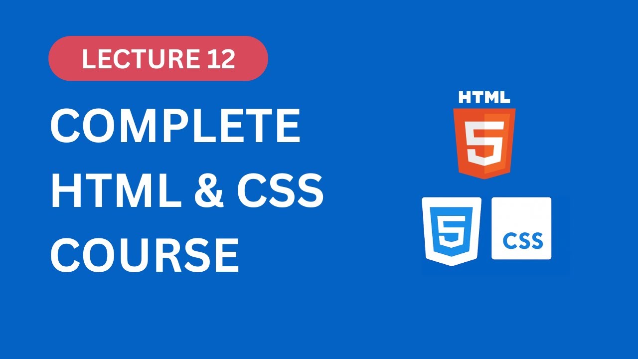 HTML & CSS Tutorial for Beginners | Lecture 12: CSS Grid, Animation (Transition & Transform)