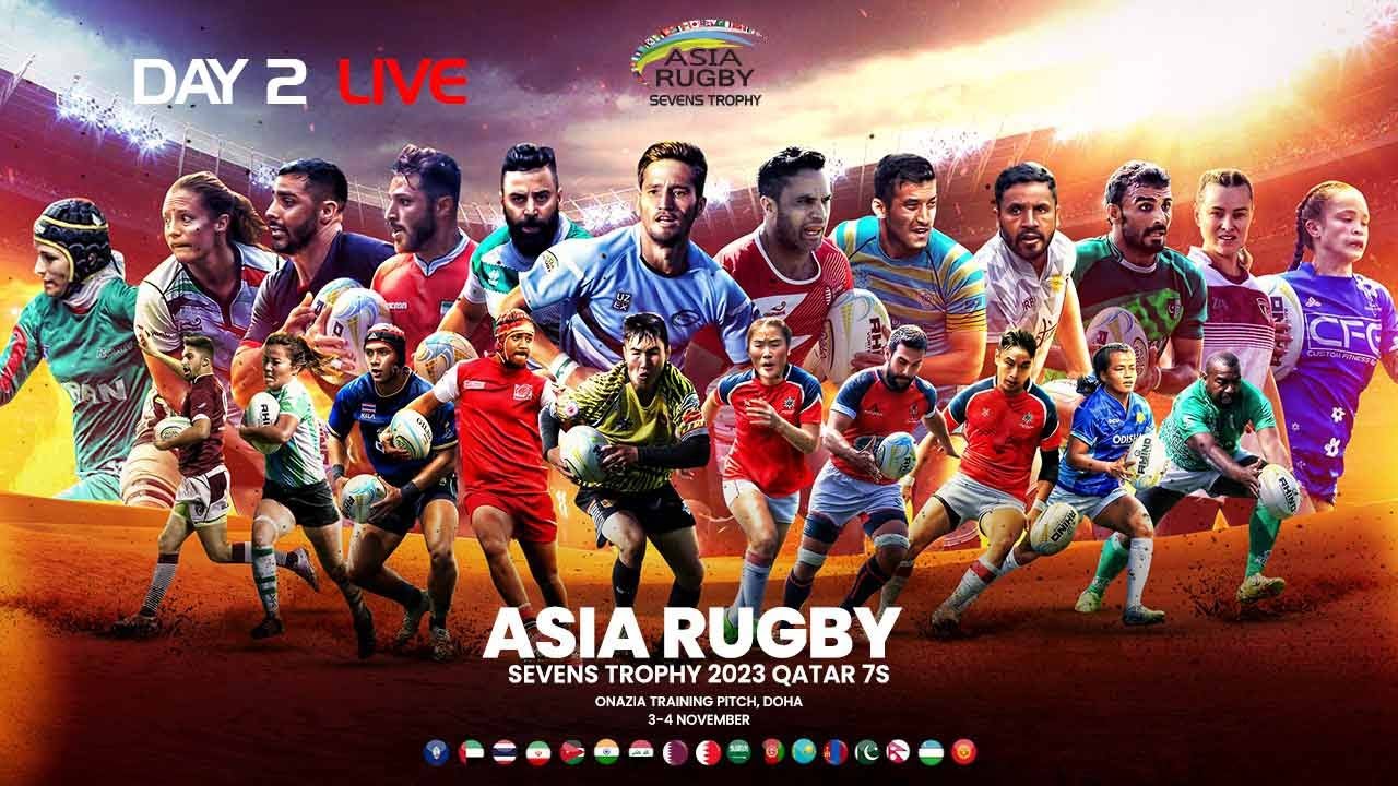 Asia Rugby Sevens Trophy 2023 🏆 Qatar 7s Day 2 live
