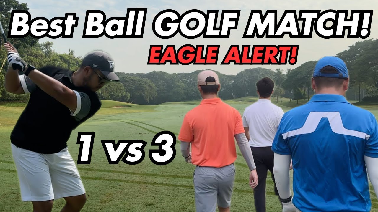 3 VS 1 BEST BALL GOLF MATCH!! | 6 Hole Match di Cengkareng Golf Club