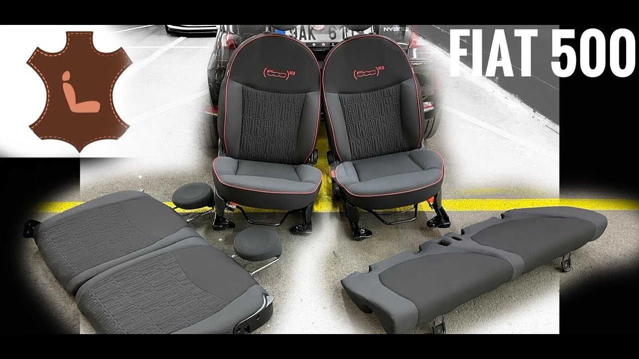 Fiat 500 interior seat removal - Interior disassembly Fiat 500