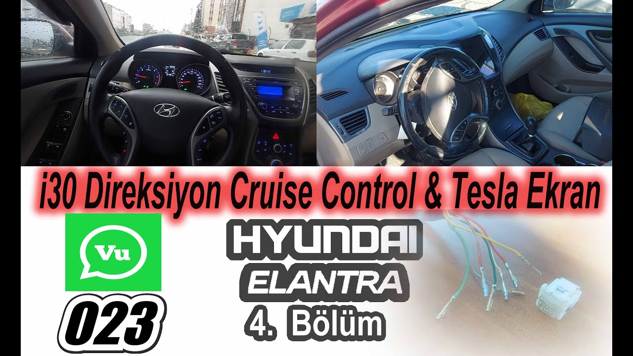 # Hyundai Elantra 4. Bölüm (i30 Direksiyon & Tesla Ekran)