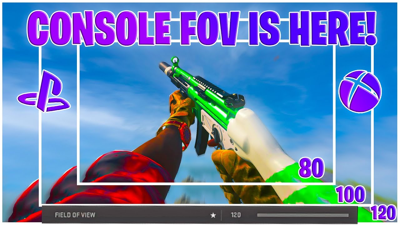 120 FOV ON CONSOLE IS HERE!! (Console FOV Slider Warzone 2/MW2) 😱
