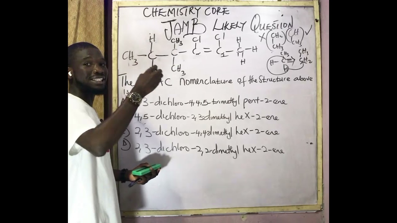 2026 JAMB LIKELY QUESTION ¦¦ ORGANIC COMPOUND NAMING 
