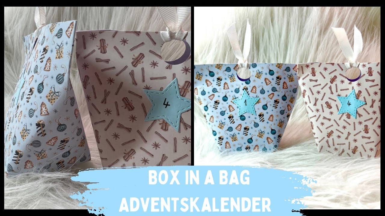 Schneller und einfacher Adventskalender 🎄❄️- Anfängertauglich - Box in a Bag