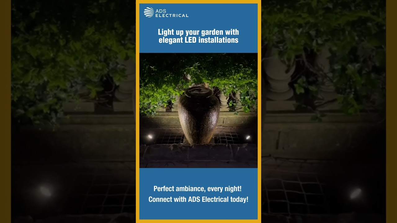 LED garden lighting. 🌌✨