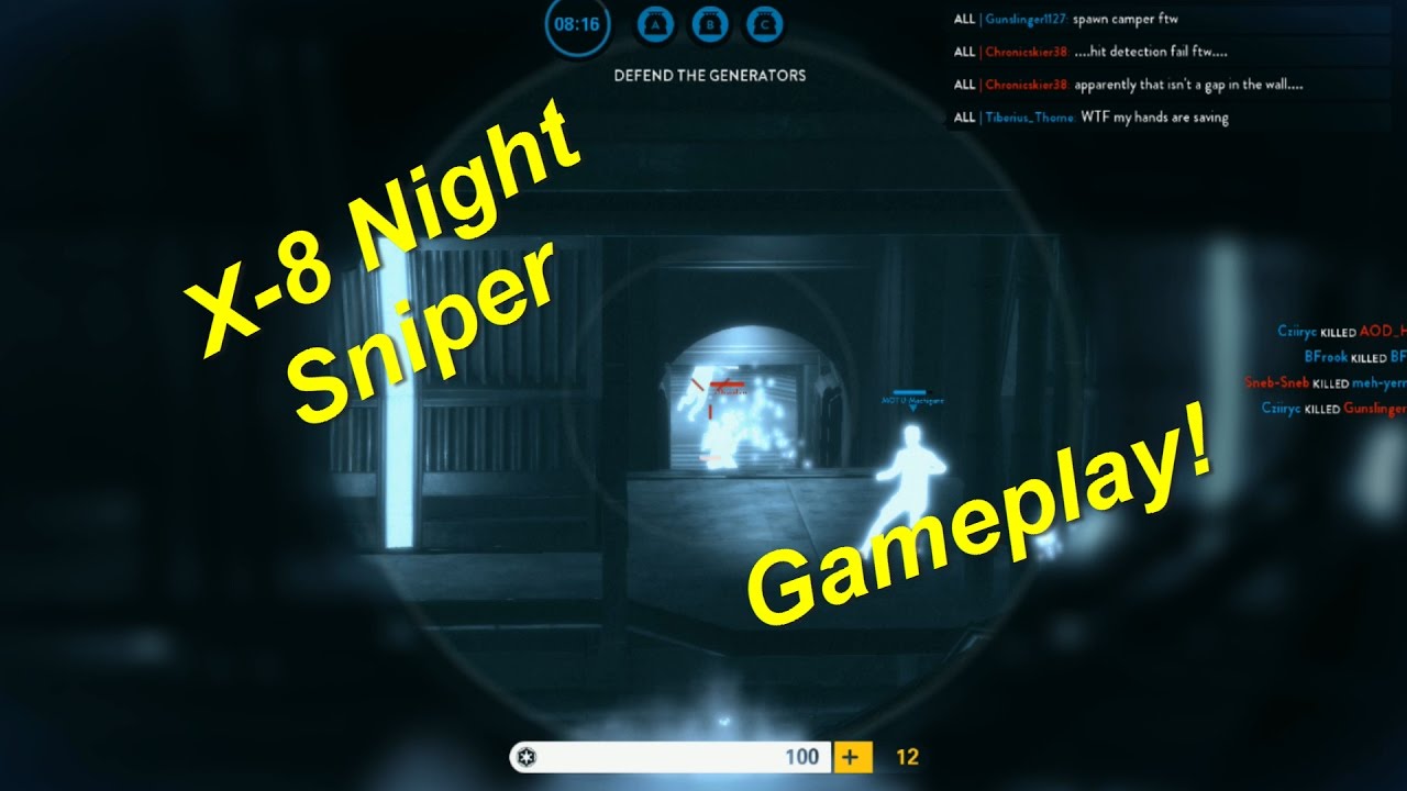 X-8 Night Sniper Gameplay on Bespin!