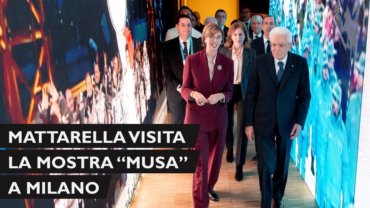 Il Presidente Mattarella visita la Mostra Musa