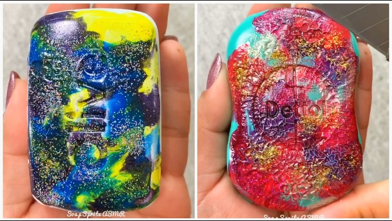 ✨ ASMR Soap Carving for Stress Relief ✨