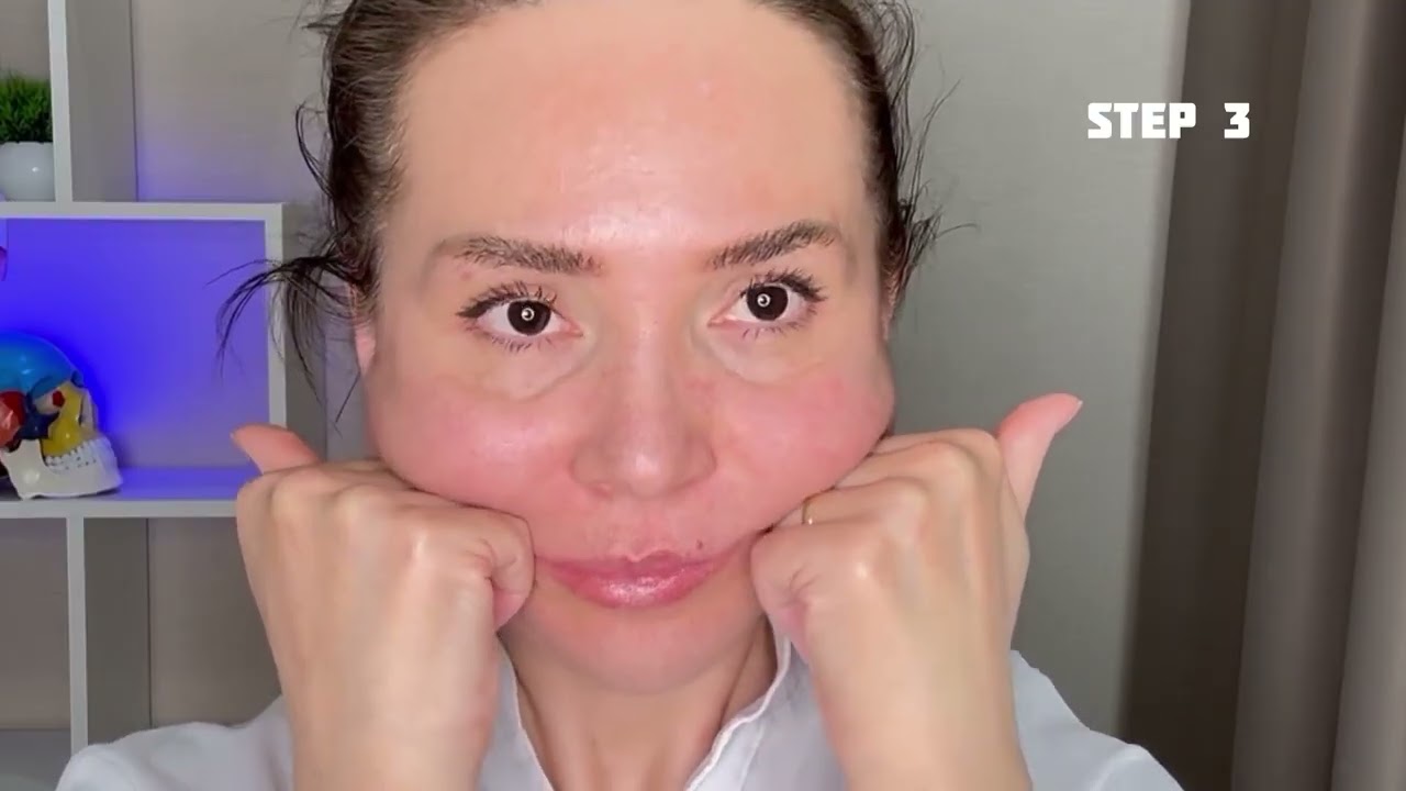 [14-MINUTES] LIFTING Massage For Flabby Cheeks, Sagging jowls and Nasolabial folds