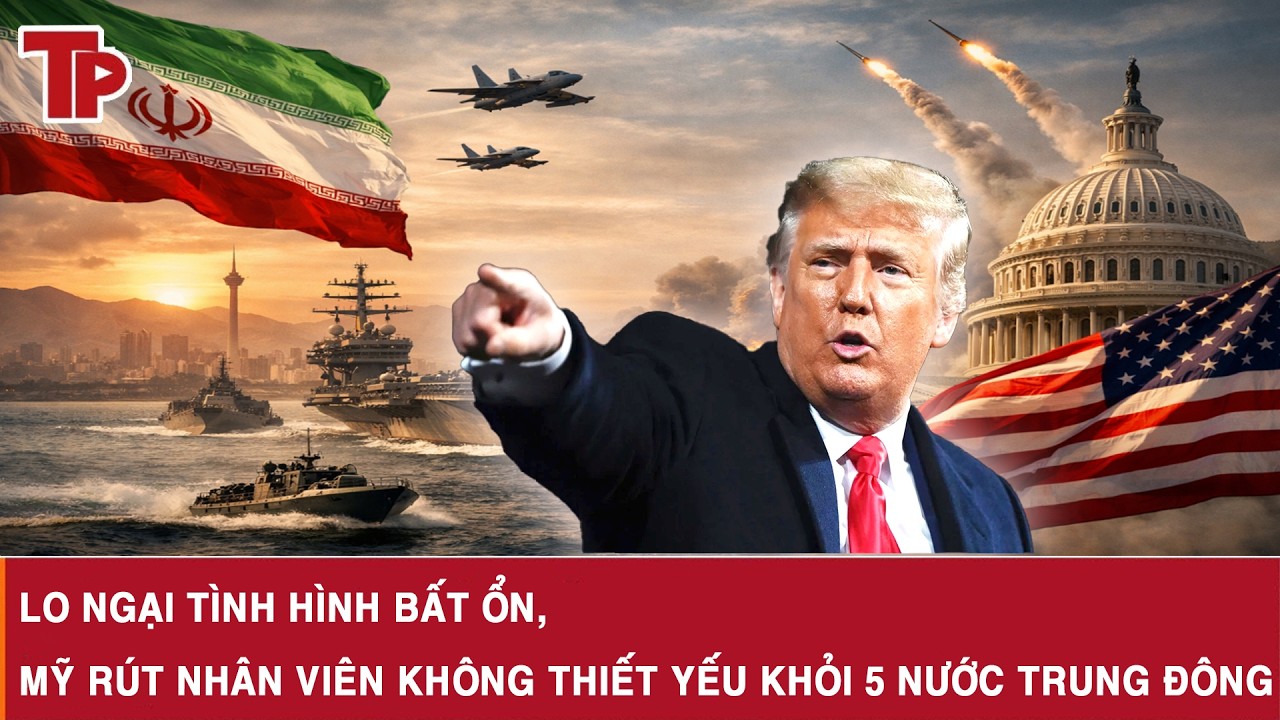 Lo ngại tình hình bất ổn, Mỹ rút nhân viên không thiết yếu khỏi 5 nước Trung Đông