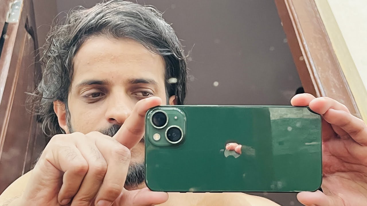 iPhone 13 | My new apple iPhone 13 green | look and photo samples