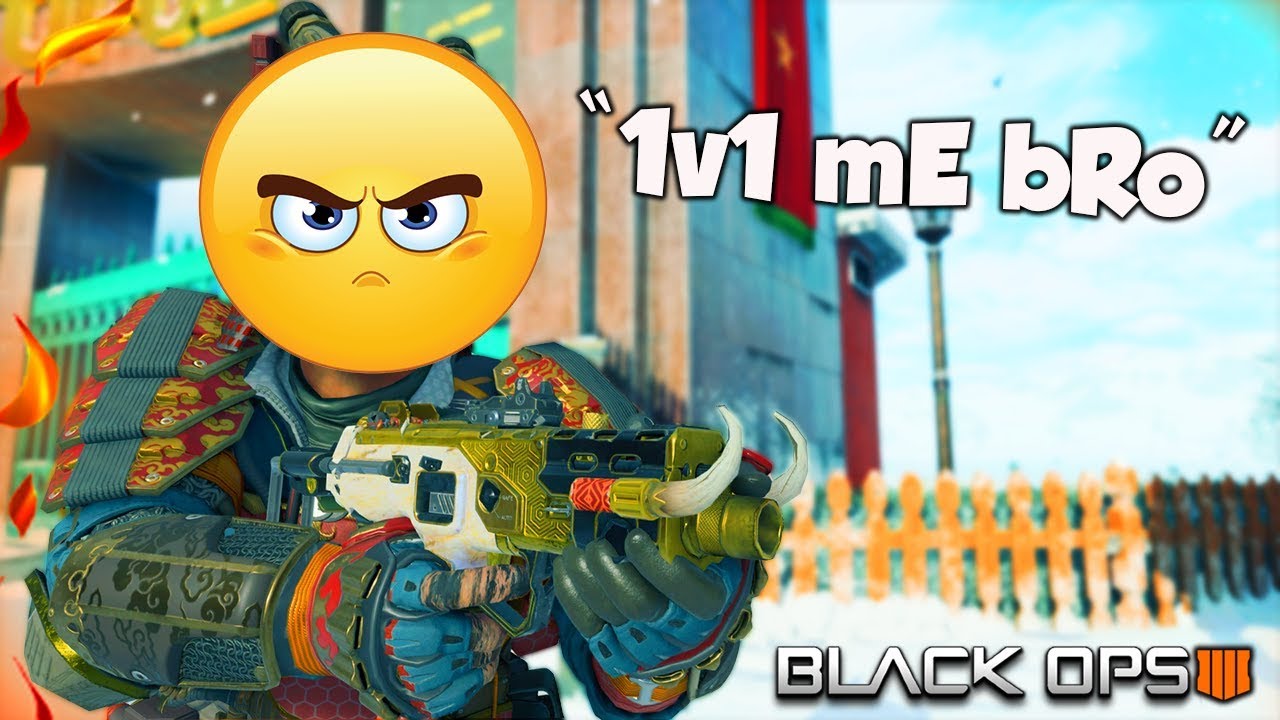 TRASH TALKER CALLS ME OUT FOR A 1v1 in BLACK OPS 4!!