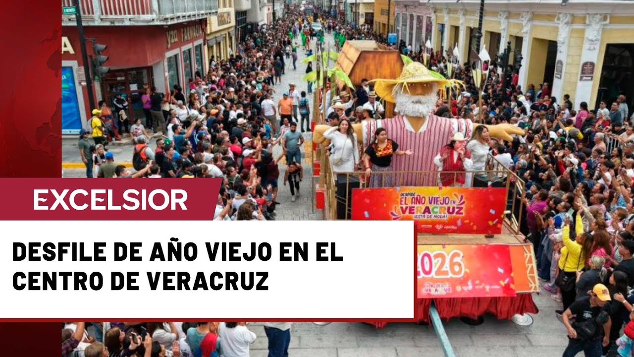 Veracruz recibe el Año Nuevo con desfile lleno de alegría