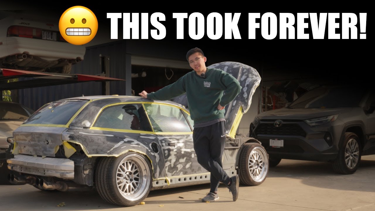 After Endless Sanding, It’s Finally Epoxy Primer Day! | EP.26 BMW M Coupe Project