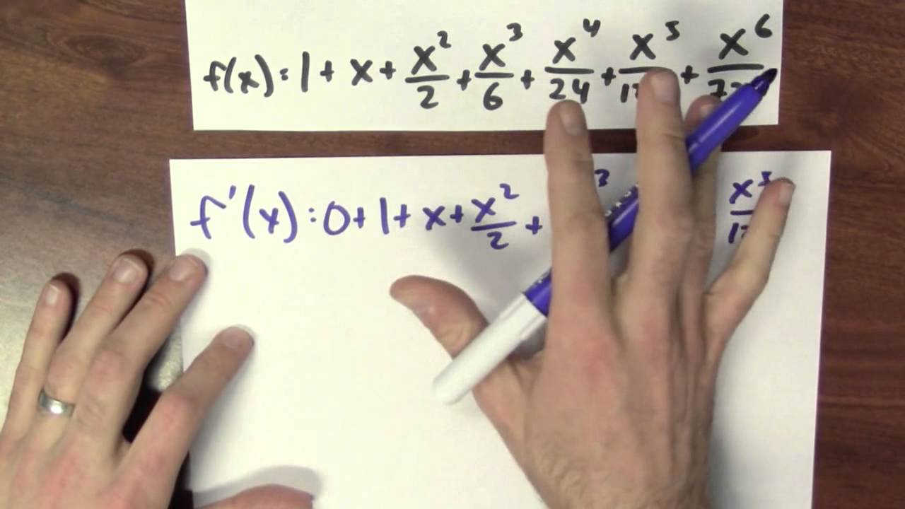 What is a function which is its own derivative? - Week 4 - Lecture 13 - Mooculus