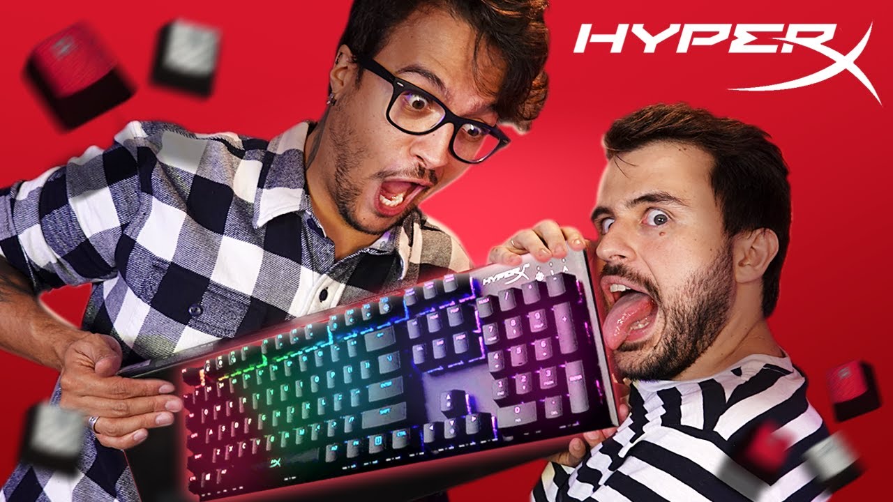 ESSE TECLADO GAMER é ABSURDO! 😱 - Unboxing Alloy Elite RGB HyperX