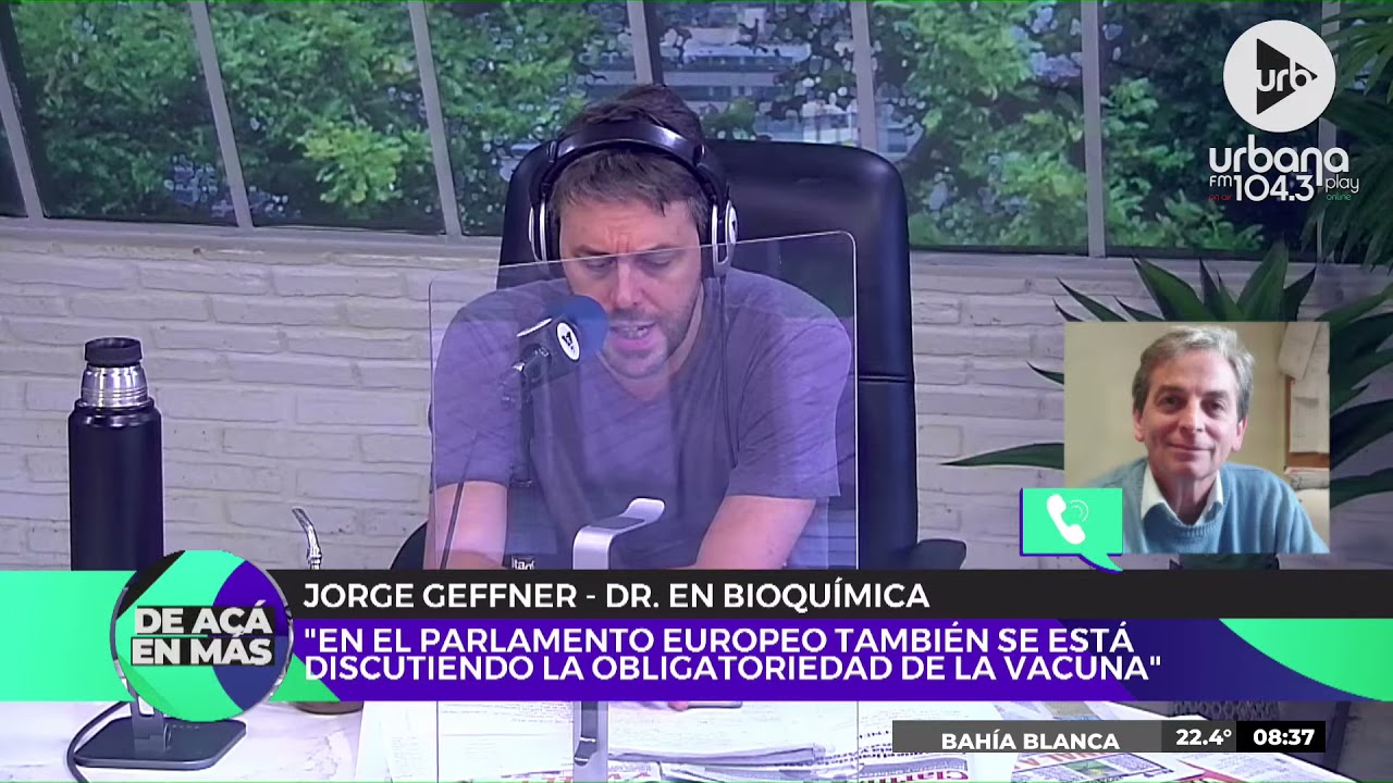 Jorge Geffner, investigador del Conicet y Dr. en Bioqu&iacute;mica | #DeAc&aacute;EnM&aacute;s