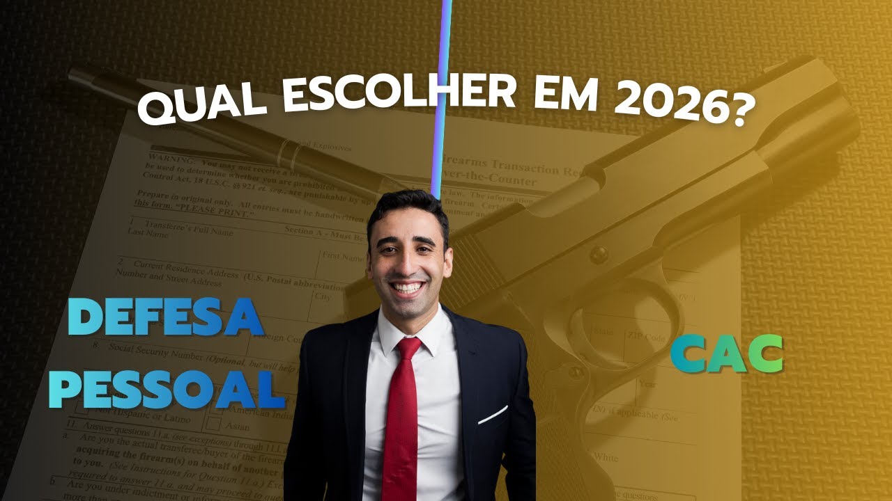 CAC ou Defesa Pessoal? Qual o Melhor Caminho para Comprar Arma em 2026?