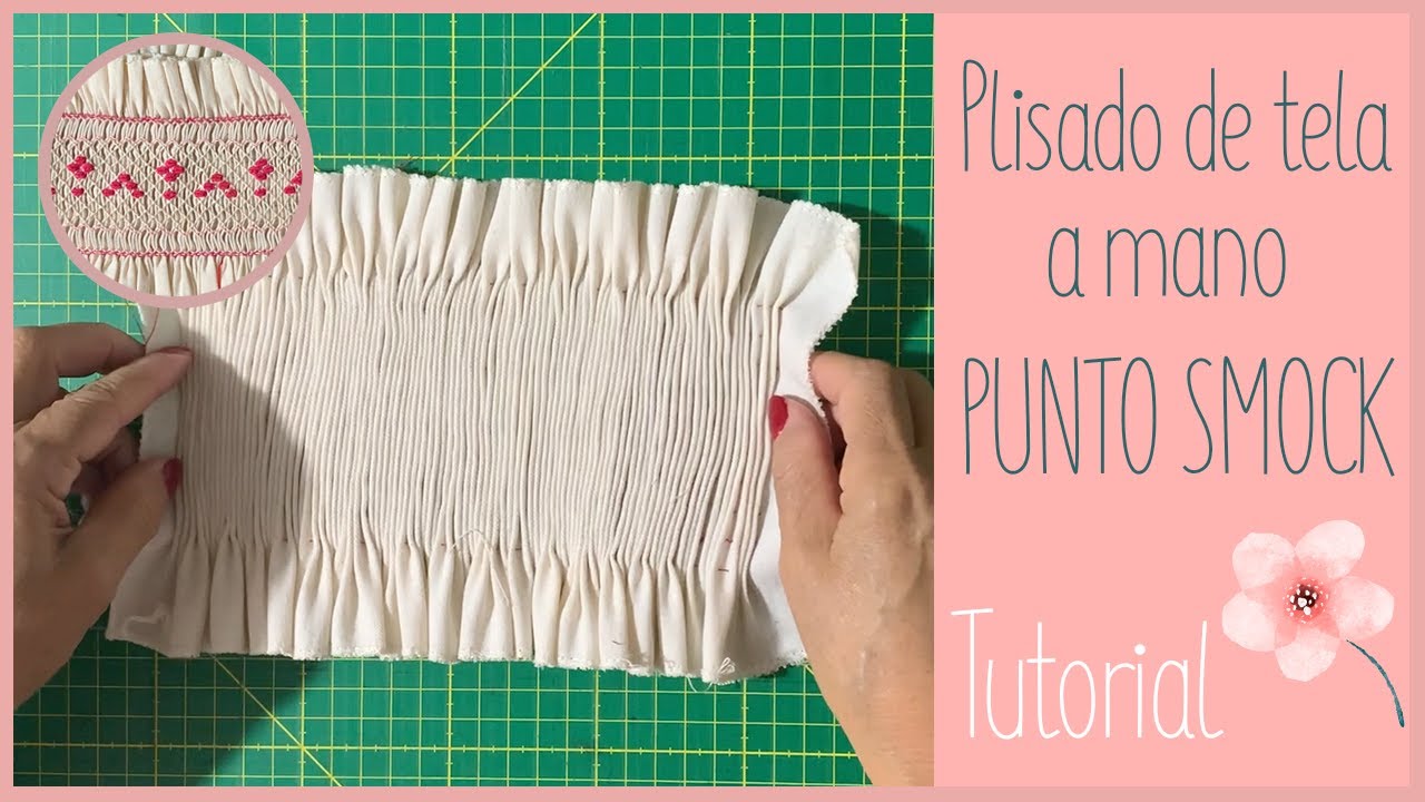Cómo PLISAR, FRUNCIR una tela para PUNTO SMOCK