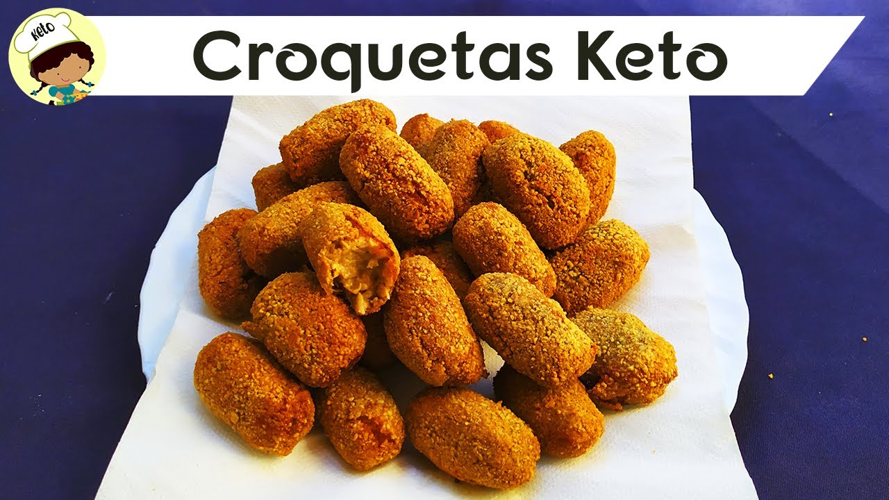 CROQUETAS DE POLLO KETO | CETOGENICAS | Sin Gluten