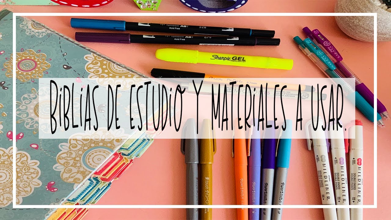 ¿Qué biblia de apuntes te recomiendo y qué materiales usar en cada una?