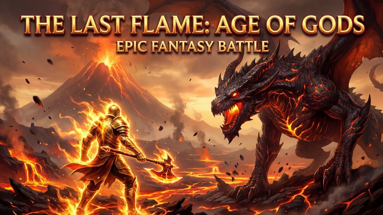 THE LAST FLAME: AGE OF GODS 🔥 Hero vs Dragon King | Epic Fantasy Trailer