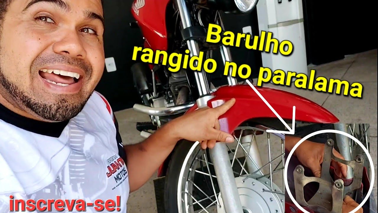 Barulho no paralama surporte quebrado tita150! veja como resolvi