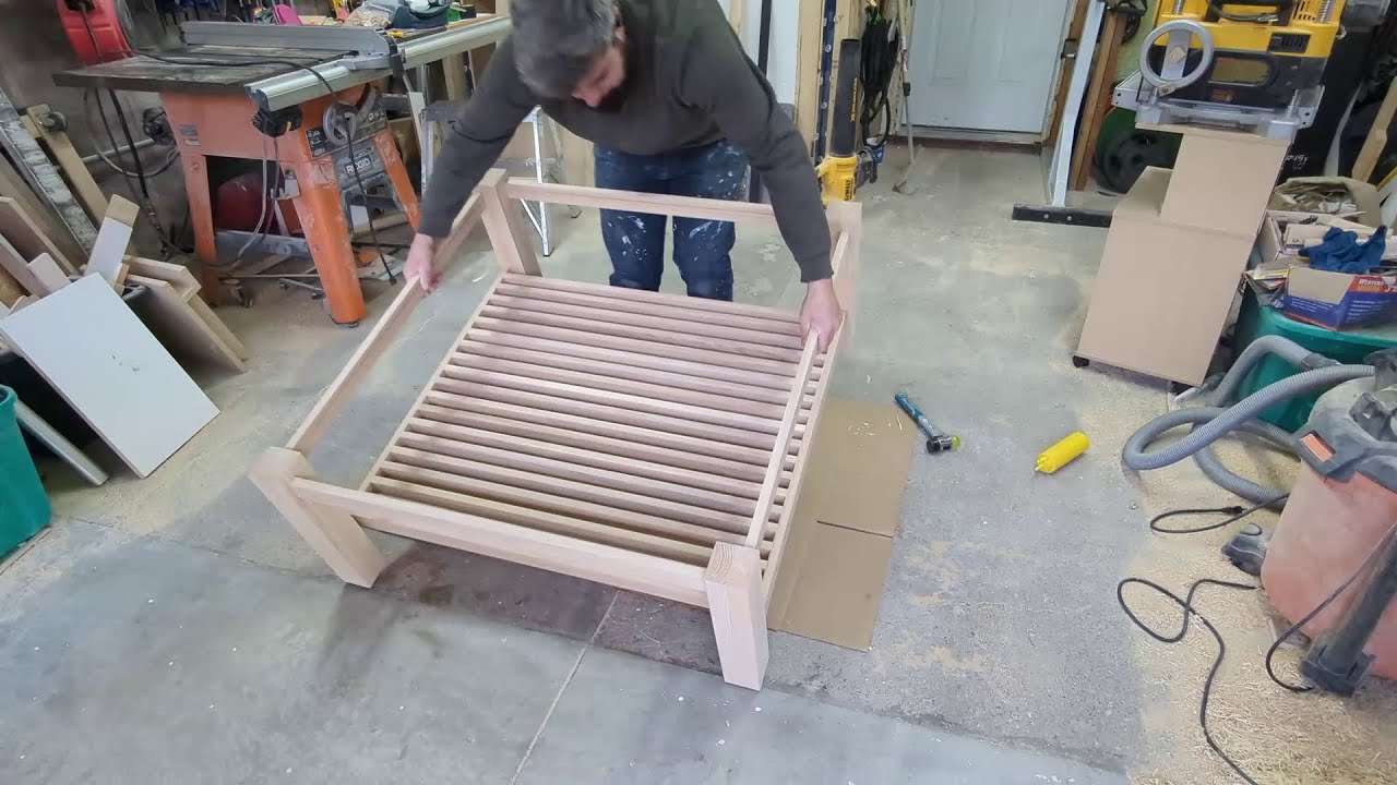 DIY Solid Slatted Coffee Table Build