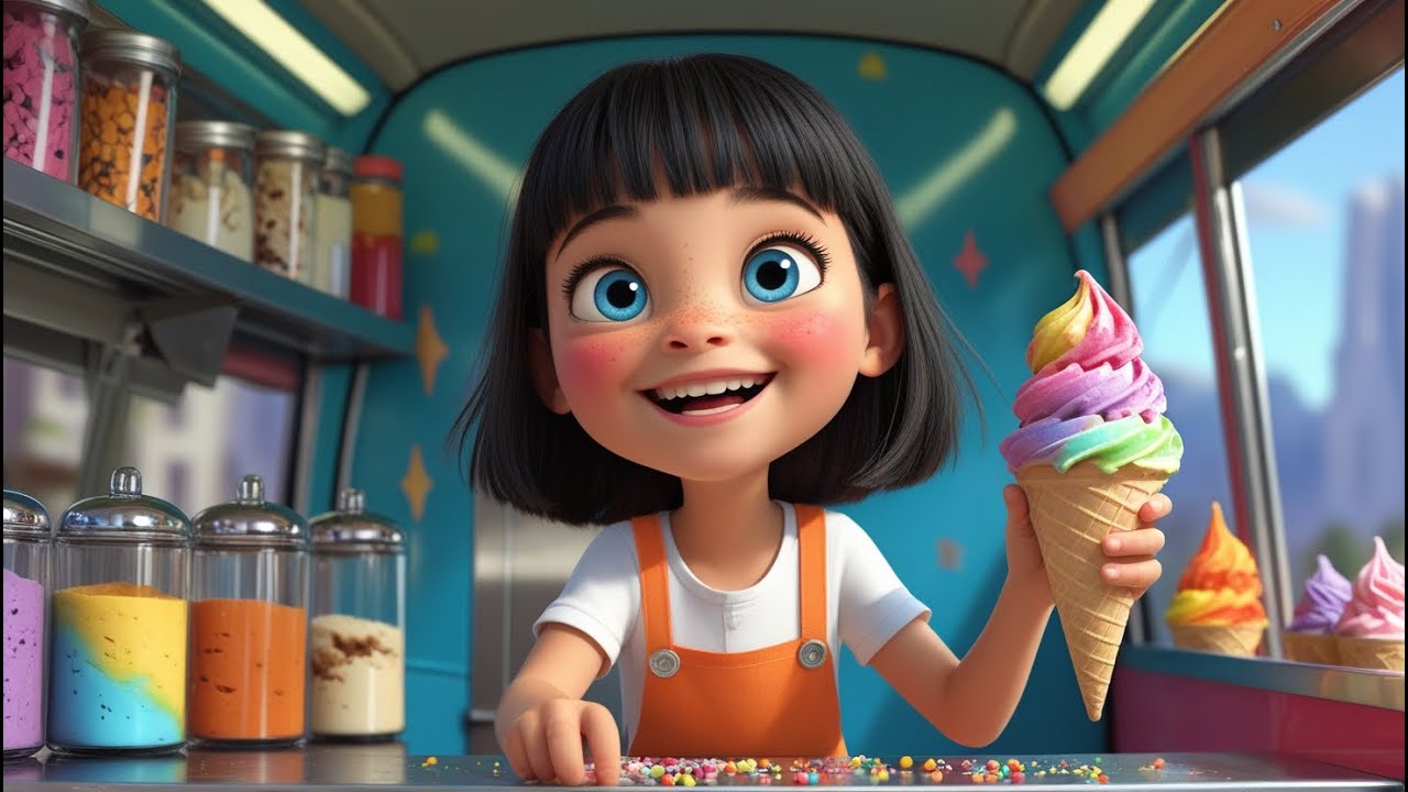 Kiki’s First Ice Cream Truck 🍦 | Fun Summer Treats & Learning Adventure for Kids | Preschool Cartoon