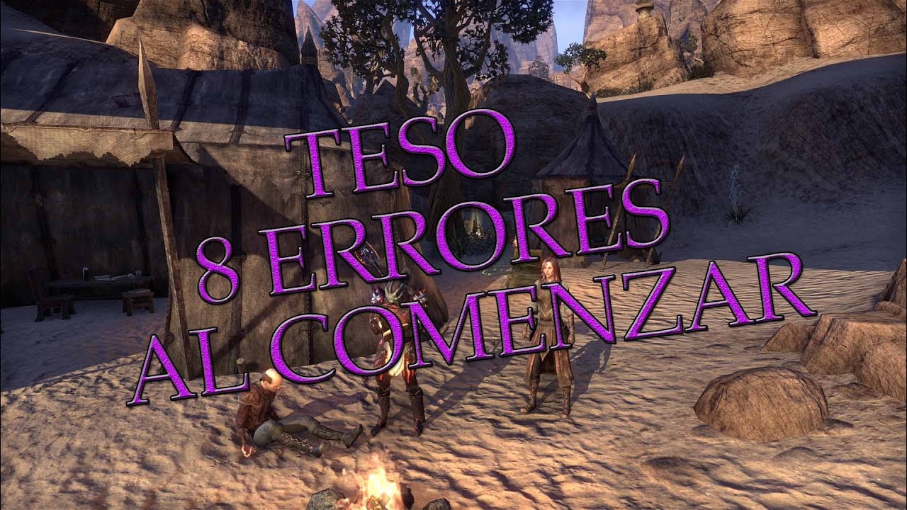 TESO 8 errores comunes al iniciar en el juego