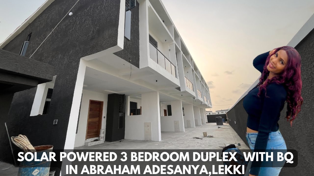Affordable solar powered 3 bedroom terrace duplex for sale in Abraham Adesanya, Ajah, Lekki, Lagos