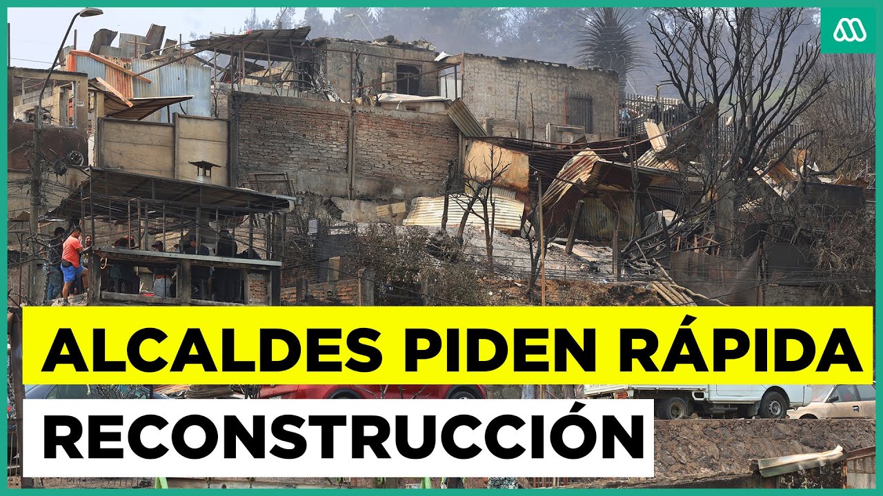 Alcaldes exigen al Gobierno una pronta reconstrucción