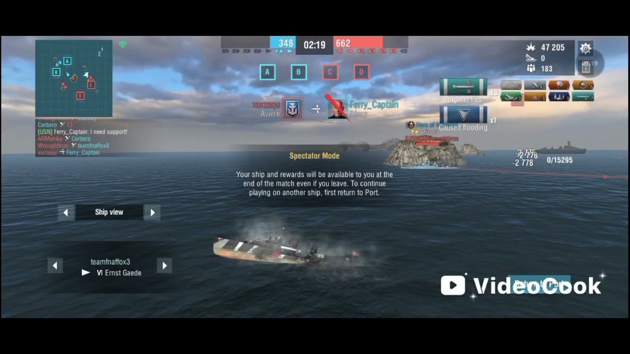 World of warships blitz, season 2 Episode 8 (Erika's efforts in vein) 