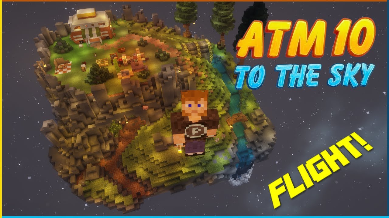 ATM10 To The Sky - Ep 01 - Flight Rush! (Fully Released)