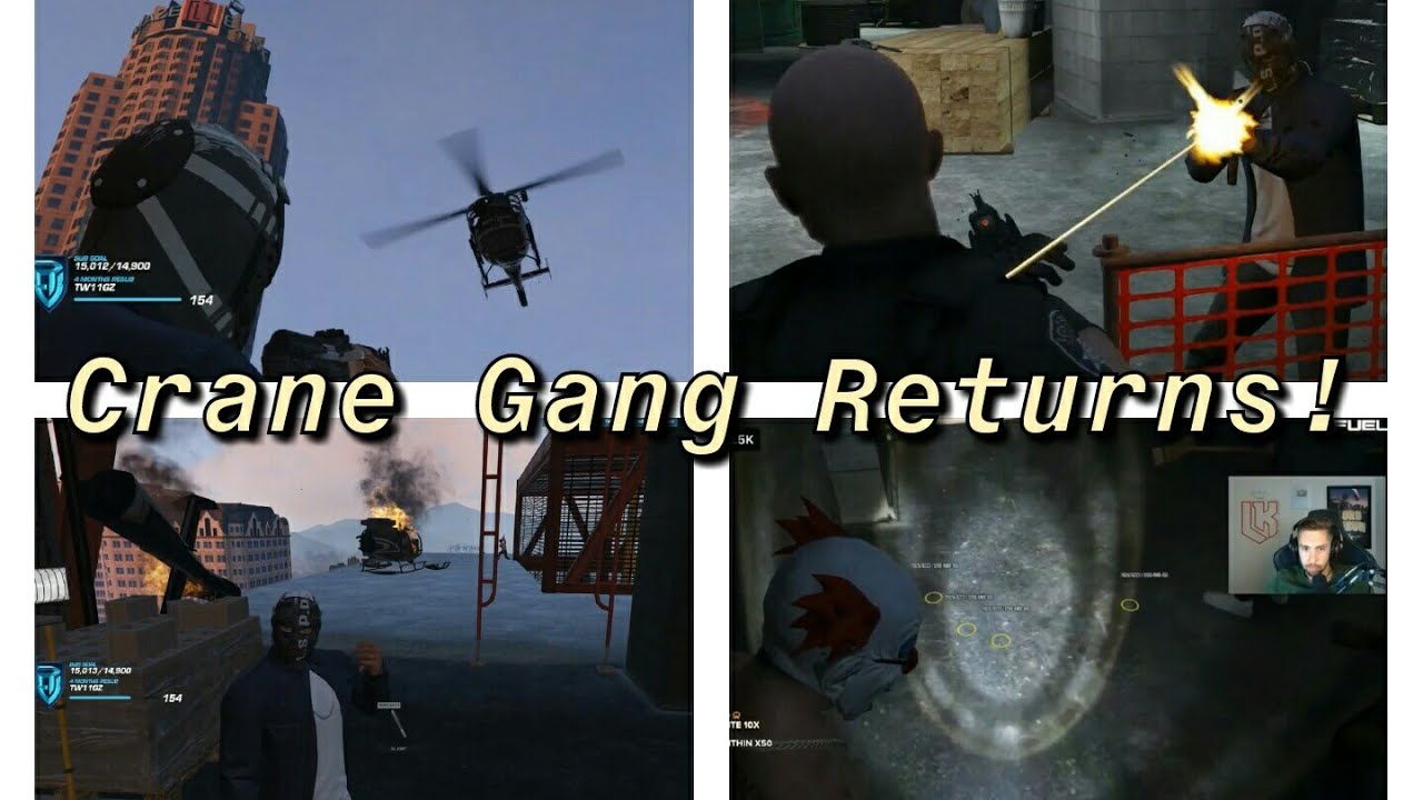 ALL POVS of CG WIPING PD at Yellow Crane Holdout | GTA RP NoPixel 3.0