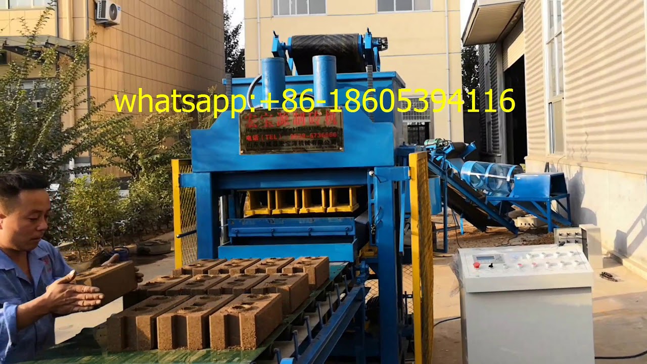 amzing machine bigger pressure 120 tons/180 tons  myib compressed interlocking brick making machine